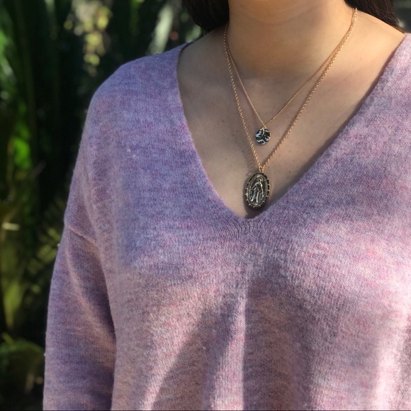 50% CLEARANCE 🎄Layered Pendant Necklace - Picture 2 of 8